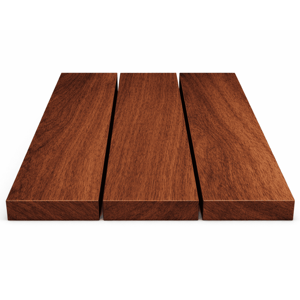 Планкен прямой из ипе, 21x140x1830-5500 мм.