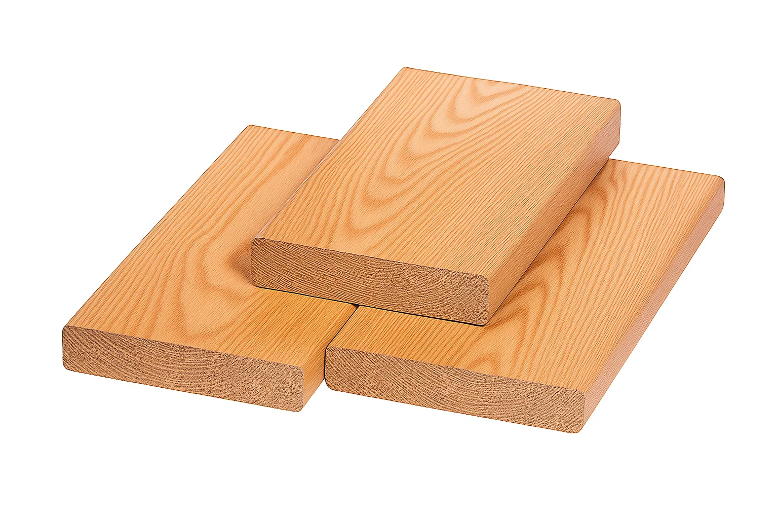 Планкен прямой из лиственницы, 20*140 мм., сорт "АB"