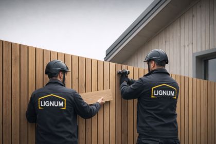 Монтаж деревянных фасадов