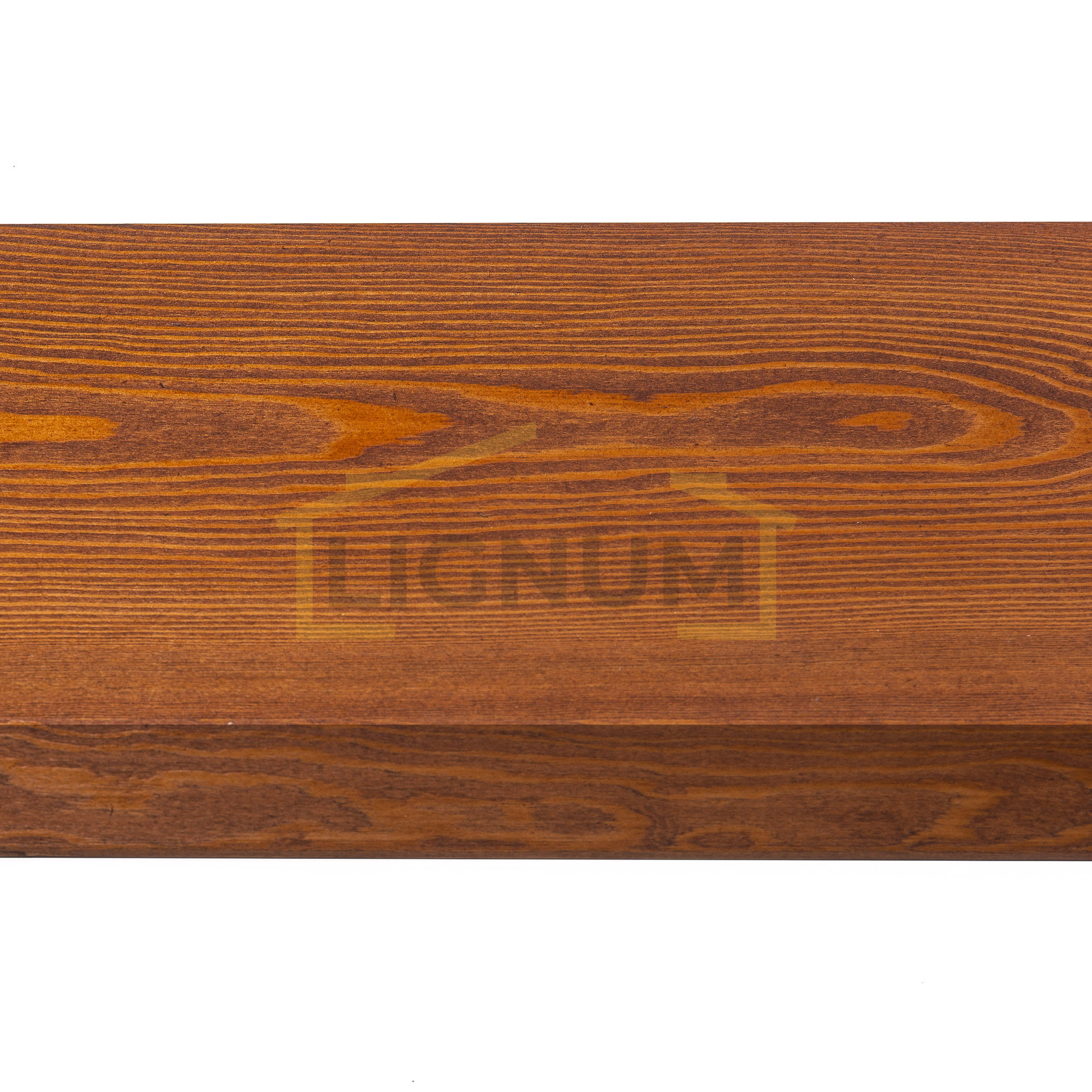 Планкен из лиственницы, с заводской покраской маслом