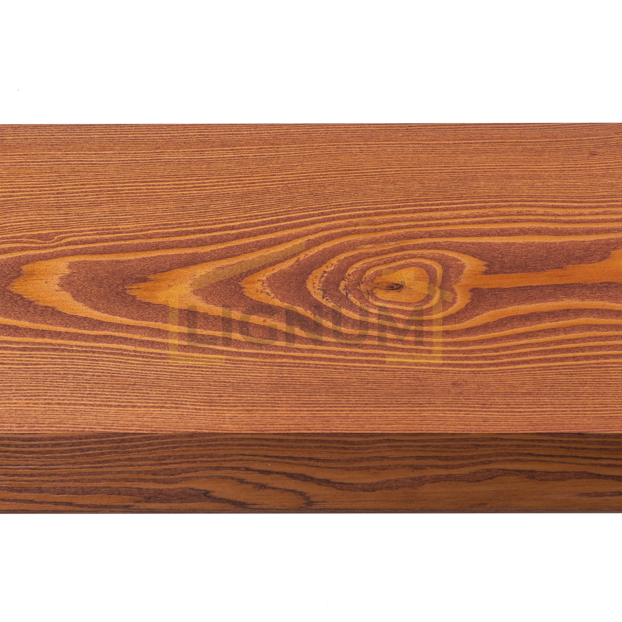 Планкен из лиственницы, с заводской покраской маслом