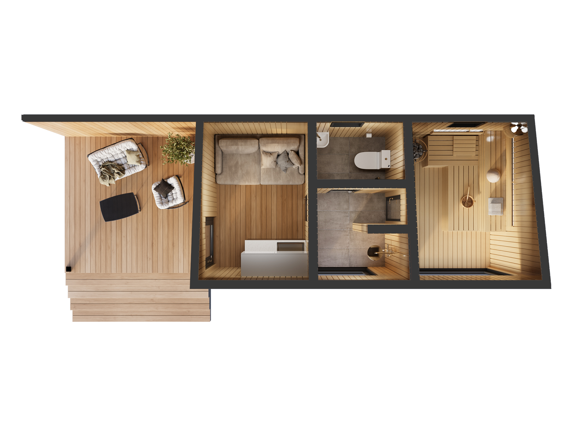 Модульная баня "Лигнум 1.0"