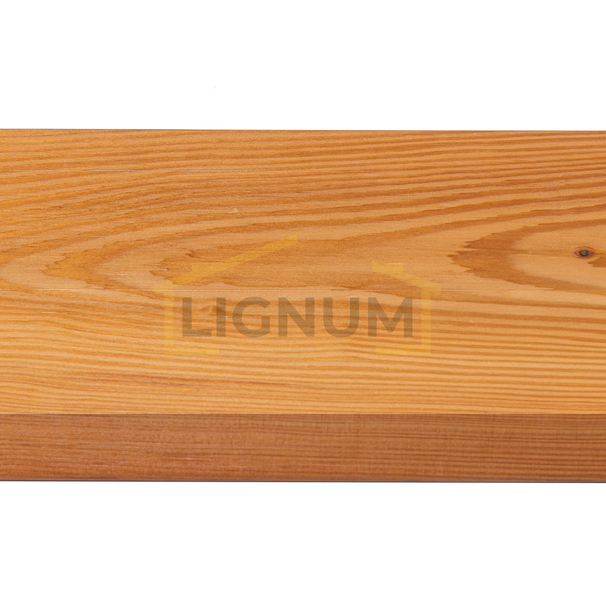 Планкен из лиственницы, с заводской покраской маслом