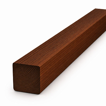 Фасадный брусок из термоясеня 40×40 мм, длина 800–3000 мм, сорт Экстра