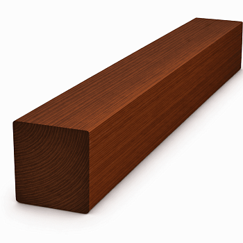 Фасадный брусок из термоясеня, 40*80*800-3000 мм., сорт "Экстра"