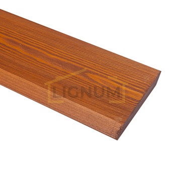 Планкен из лиственницы, с заводской покраской маслом