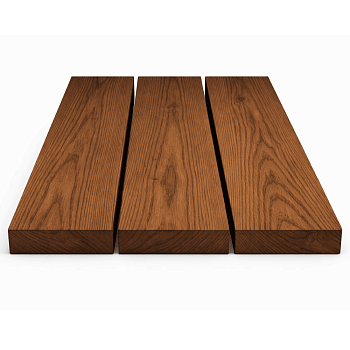 Планкен прямой из термососны, 18x130x800-4000 мм. 