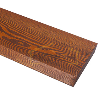 Планкен из лиственницы, с заводской покраской маслом